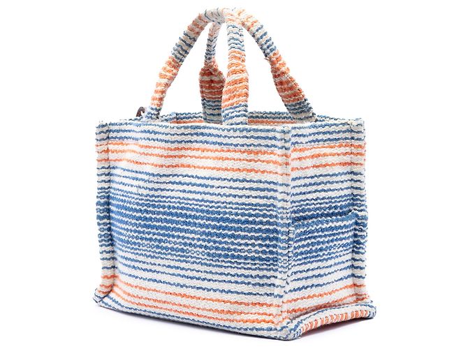 Céline Borsa cabas Celine Thais in tela beige piccola - vista 2