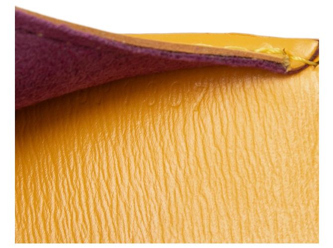 Louis Vuitton Yellow Epi Cluny Giallo - vista 6
