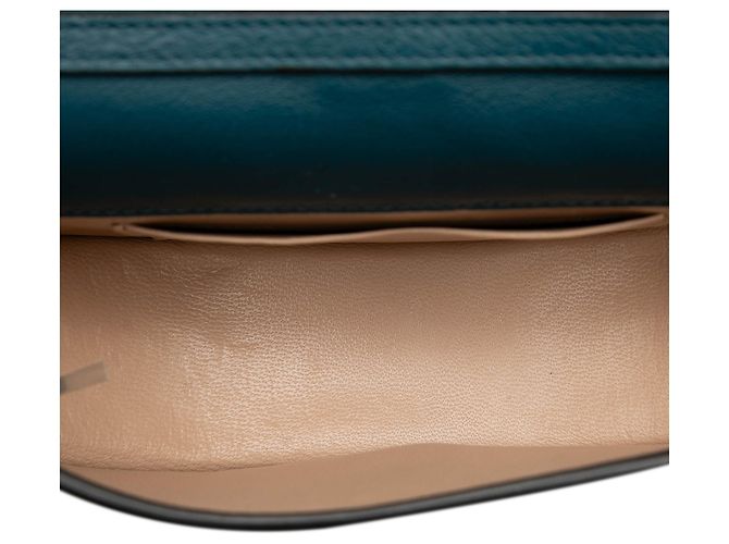 Borsa a tracolla Chloé Blue Mini in pelle di vitello Nile - vista 4