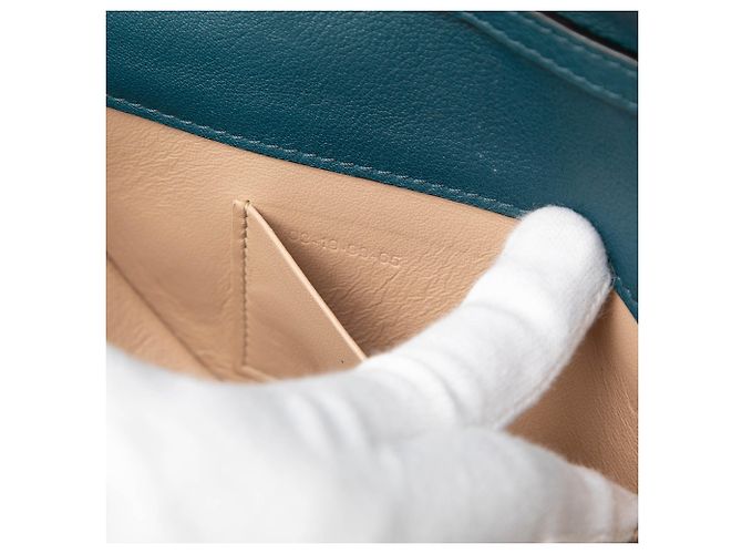 Borsa a tracolla Chloé Blue Mini in pelle di vitello Nile - vista 5
