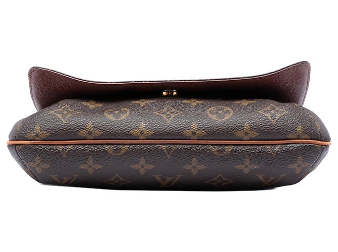 Louis Vuitton Marrone Monogram Musette Tango con Tracolla Corta - vista 3