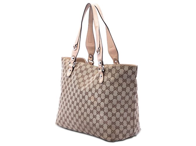 Gucci Beige GG Canvas Icon Bit Tote - Ansicht 2
