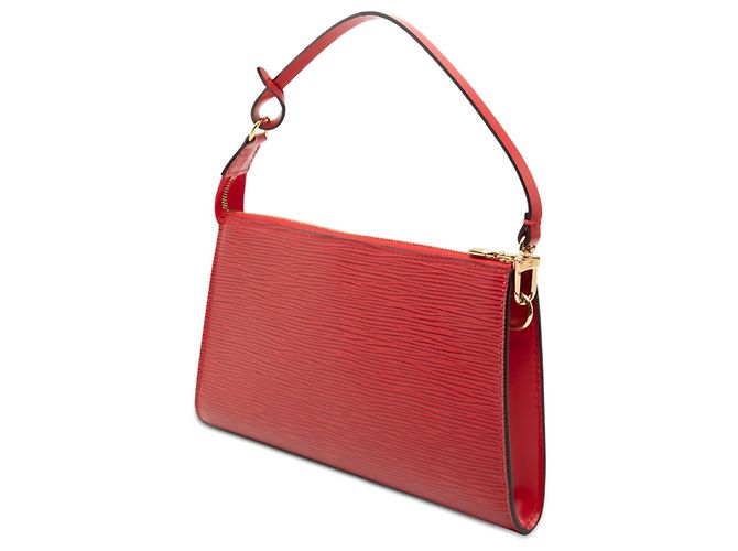Louis Vuitton Pochette Accessoires in Epi rosso - vista 2