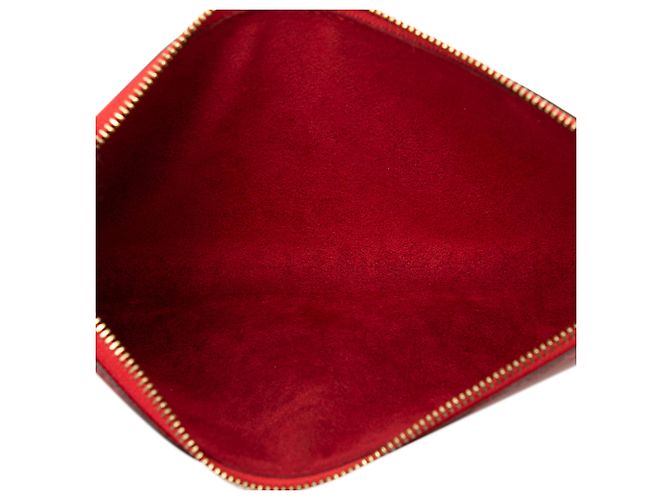 Louis Vuitton Pochette Accessoires in Epi rosso - vista 4