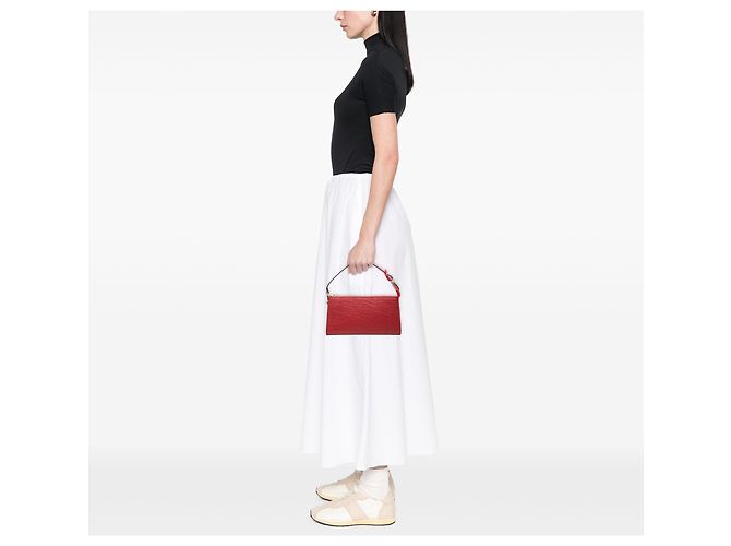 Louis Vuitton Pochette Accessoires in Epi rosso - vista 7