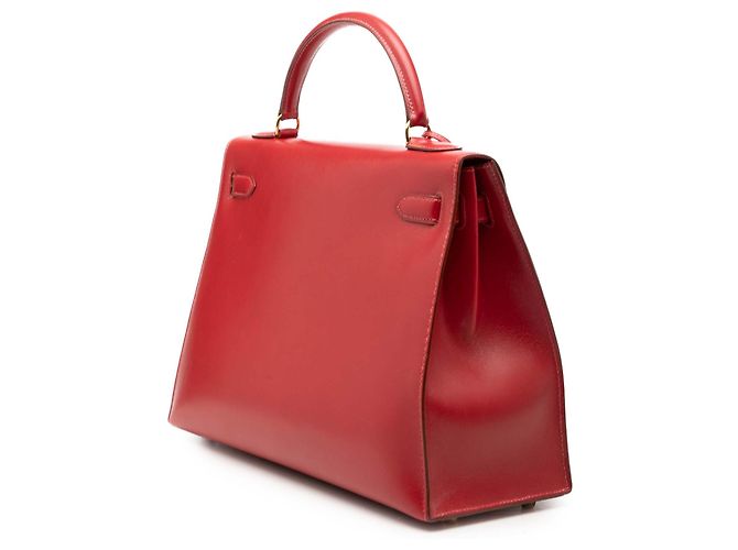Hermès Red Box Calf Kelly Sellier 32 Rosso - vista 2