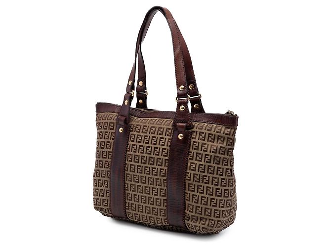 Fendi Zucchino Canvas Tote in Beige - Ansicht 2