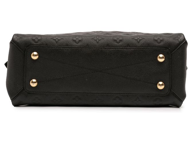 Louis Vuitton Black Monogram Empreinte Vosges MM Nero - vista 3