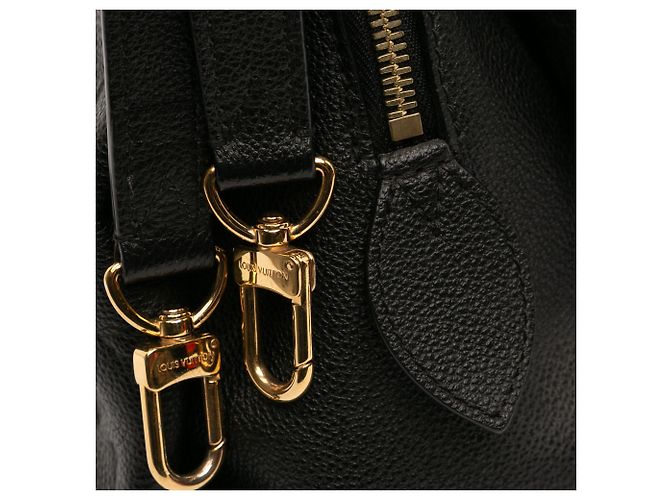 Louis Vuitton Black Monogram Empreinte Vosges MM Nero - vista 8