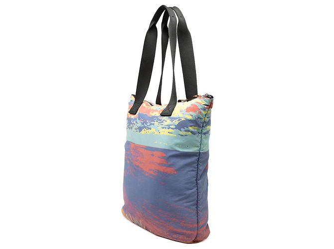 LOEWE Bolso Tote Loewe Nature de nailon con múltiples estampados y ojales Multicolor - vista 2