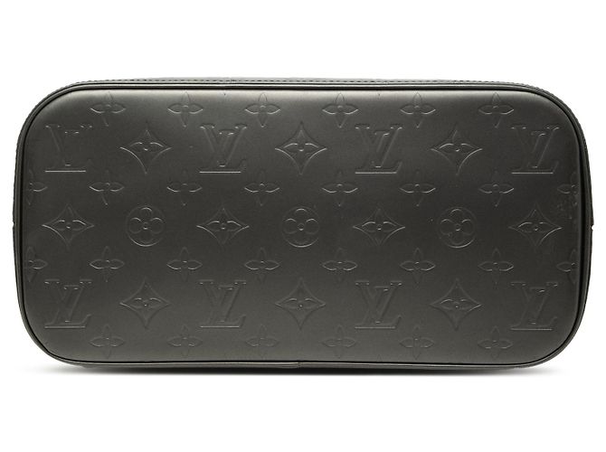 Louis Vuitton Gray Monogram Mat Stockton Marrone Grigio antracite - vista 3