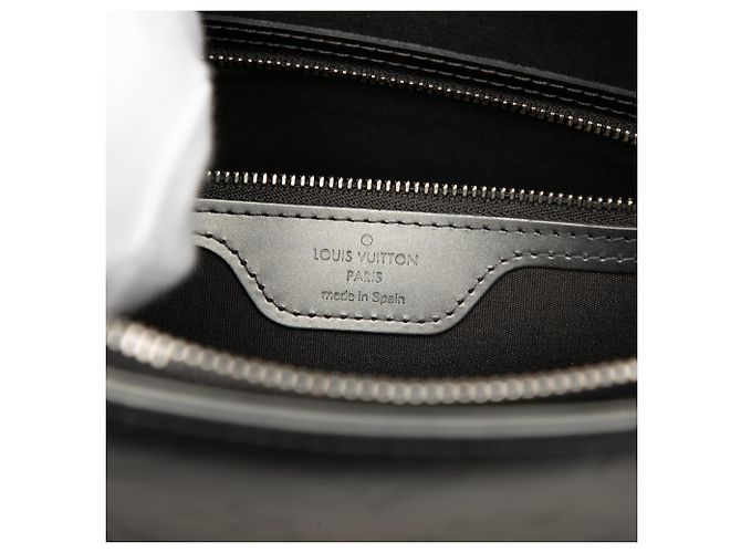 Louis Vuitton Gray Monogram Mat Stockton Marrone Grigio antracite - vista 5
