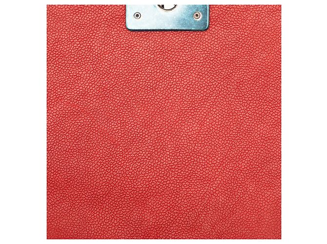Chanel Red Old Medium Quilted Caviar Boy Flap Rosso - vista 5