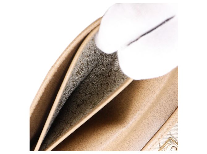 Borsa a tracolla Dior in pelle beige - vista 6