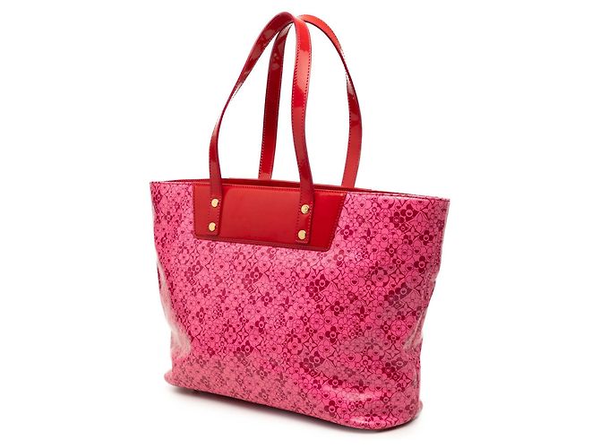Louis Vuitton Pink Takashi Murakami Coated Canvas Cosmic Blossom Tote PM Rosa - vista 2
