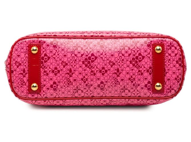 Louis Vuitton Pink Takashi Murakami Coated Canvas Cosmic Blossom Tote PM Rosa - vista 3