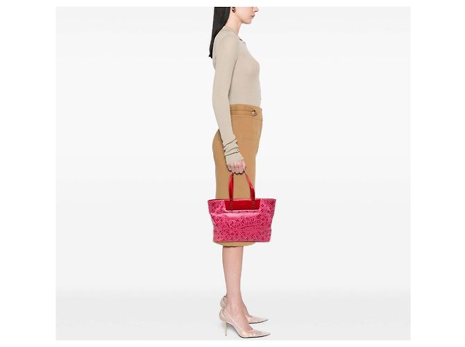 Louis Vuitton Pink Takashi Murakami Coated Canvas Cosmic Blossom Tote PM Rosa - vista 7