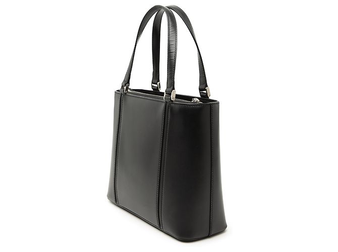 Borsa a mano in pelle nera Burberry Nero - vista 2