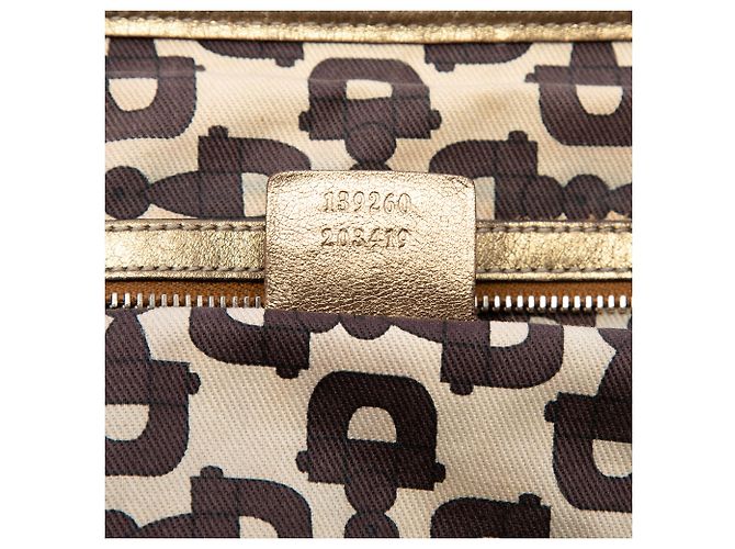 Gucci Jolicoeur Tote aus beigem GG Canvas - Ansicht 5