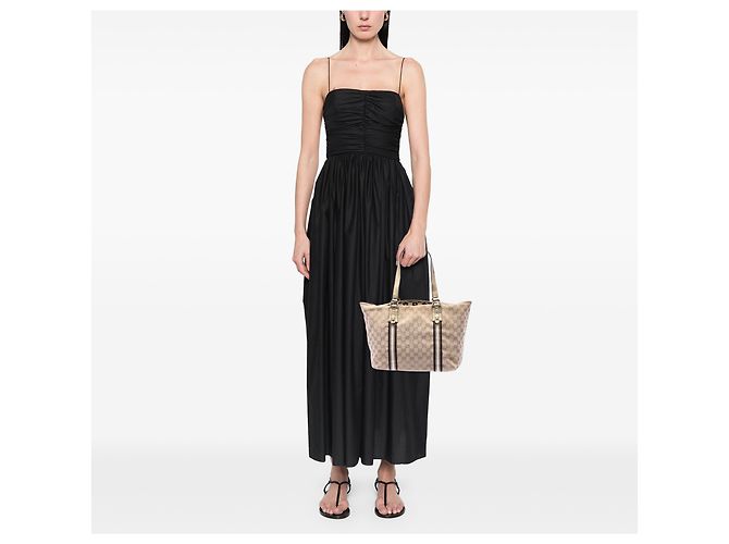 Gucci Jolicoeur Tote aus beigem GG Canvas - Ansicht 7