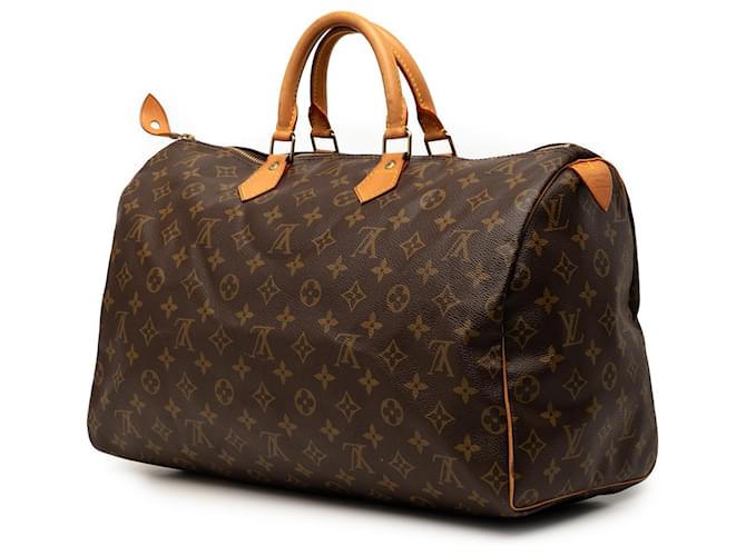 Louis Vuitton Marrom Monogram Speedy 40 - vista 2