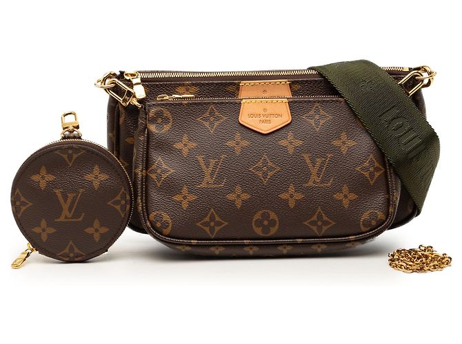 Louis Vuitton Marrone Monogram Multi Pochette Accessoires - vista 7