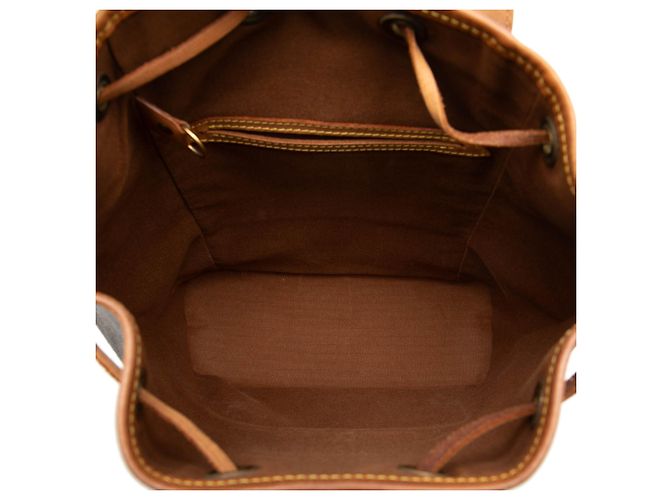 Louis Vuitton Marrone Monogram Montsouris MM - vista 4