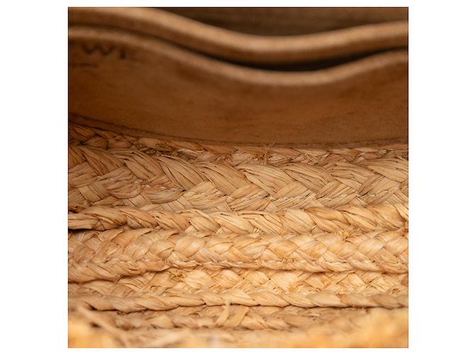 LOEWE Beige Mini Raffia Gate Crossbody - vista 4