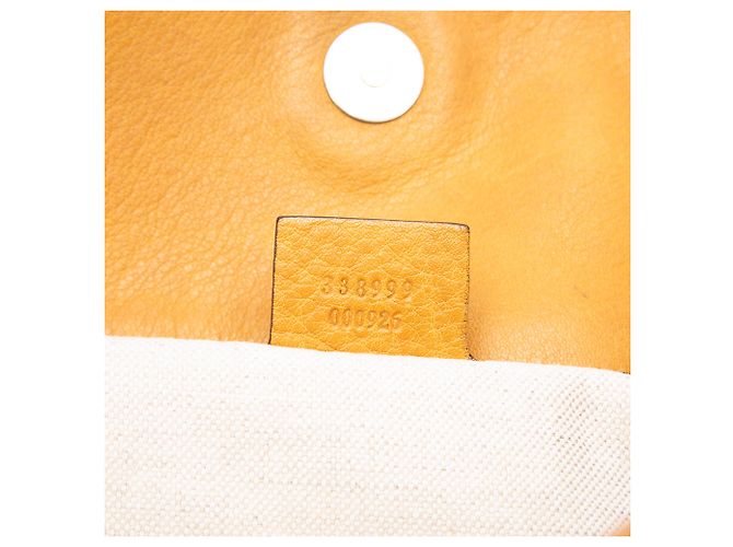 Bamboo Gucci Beige Large GG Canvas Laidback Crafty Tote Gelb - Ansicht 6
