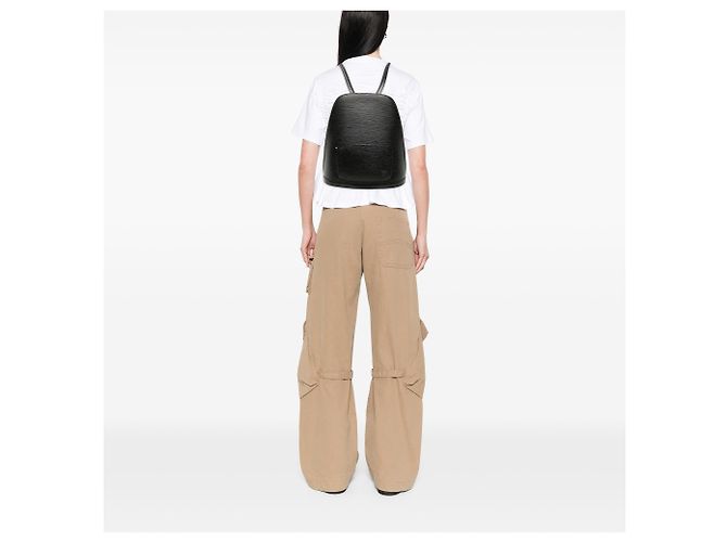 Louis Vuitton Black Epi Gobelins Nero - vista 7