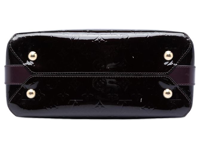 Louis Vuitton Purple Monogram Vernis Melrose Porpora - vista 3