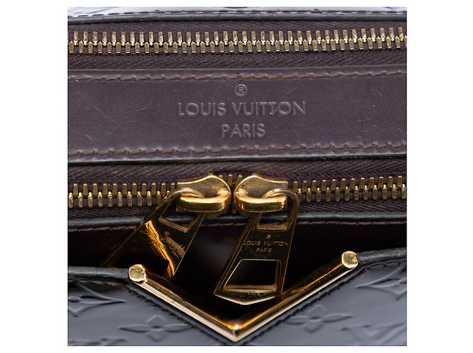 Louis Vuitton Purple Monogram Vernis Melrose Porpora - vista 5