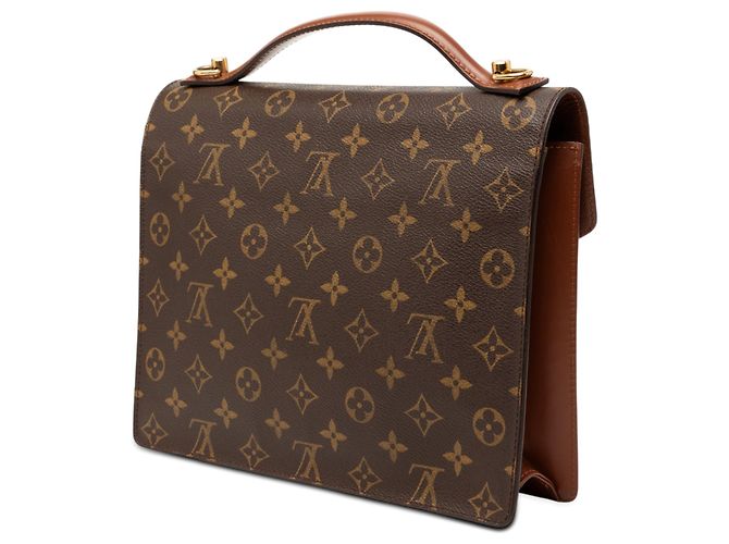 Louis Vuitton Marrom Monogram Monceau 28 - vista 2