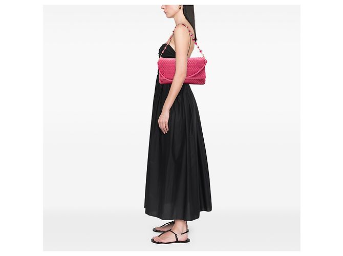 Borsa Miu Miu Pink Matelasse Nappa Crystal Chain Rosa - vista 6