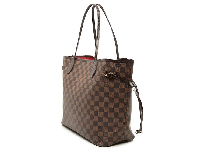 Louis Vuitton Marrone Damier Ebene Neverfull MM - vista 2