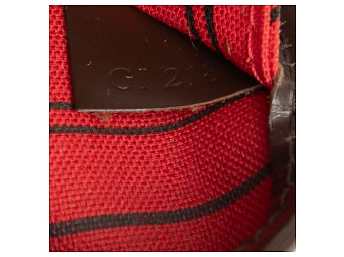 Louis Vuitton Marrone Damier Ebene Neverfull MM - vista 6