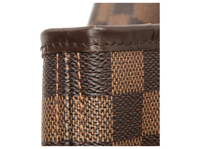 Louis Vuitton Marrone Damier Ebene Neverfull MM - vista 8