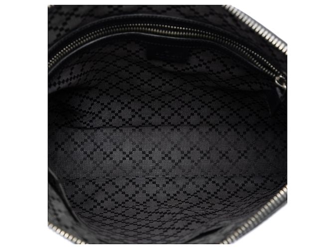Gucci Clutch aus schwarzem Leder - Ansicht 4