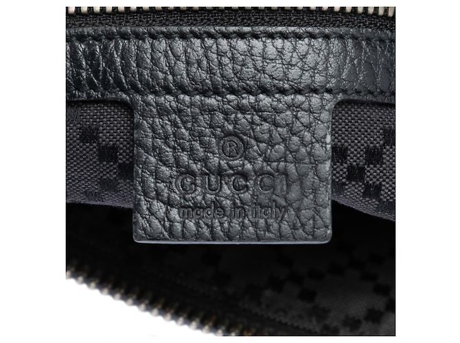 Gucci Clutch aus schwarzem Leder - Ansicht 5