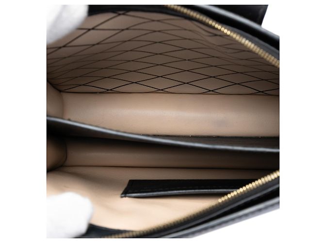Clutch Louis Vuitton in pelle Epi nera Nero - vista 4