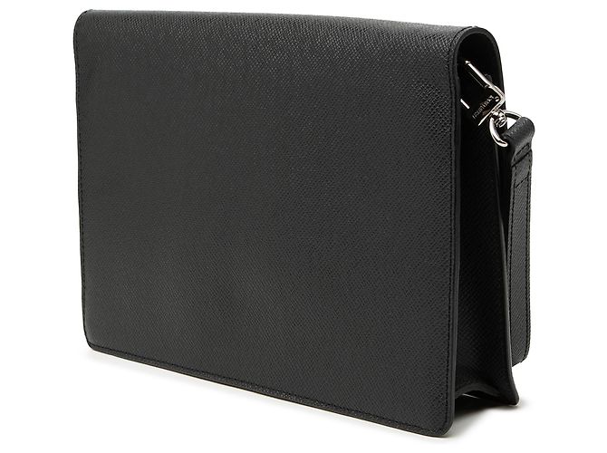Clutch Louis Vuitton Black Taiga Belaia Nero - vista 2