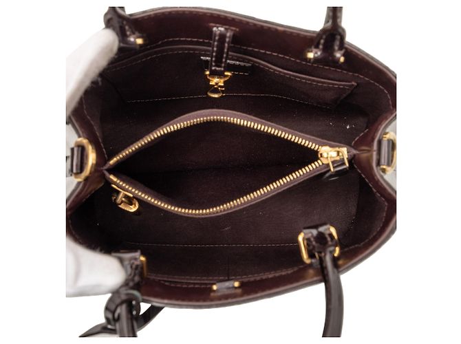 Louis Vuitton Purple Monogram Vernis Montaigne BB Porpora - vista 4