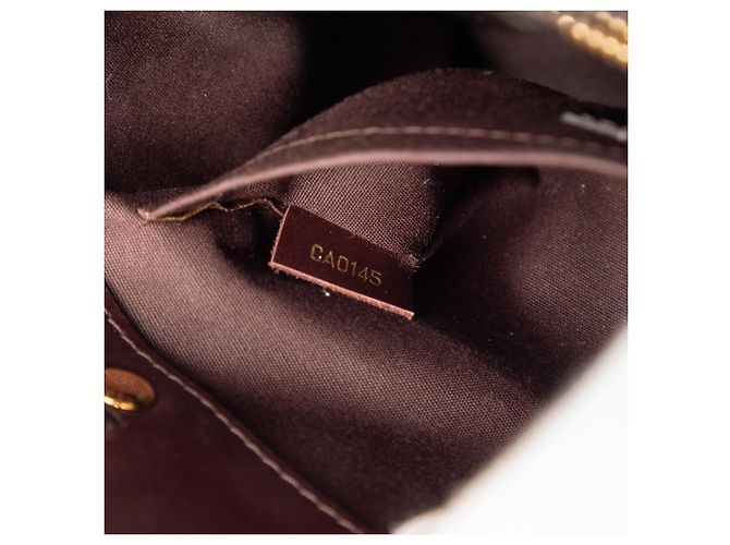 Louis Vuitton Purple Monogram Vernis Montaigne BB Porpora - vista 6