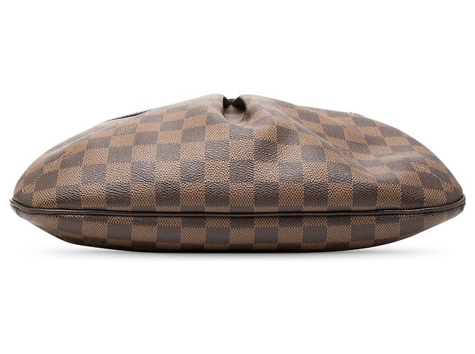 Louis Vuitton Marrone Damier Ebene Bloomsbury PM - vista 3