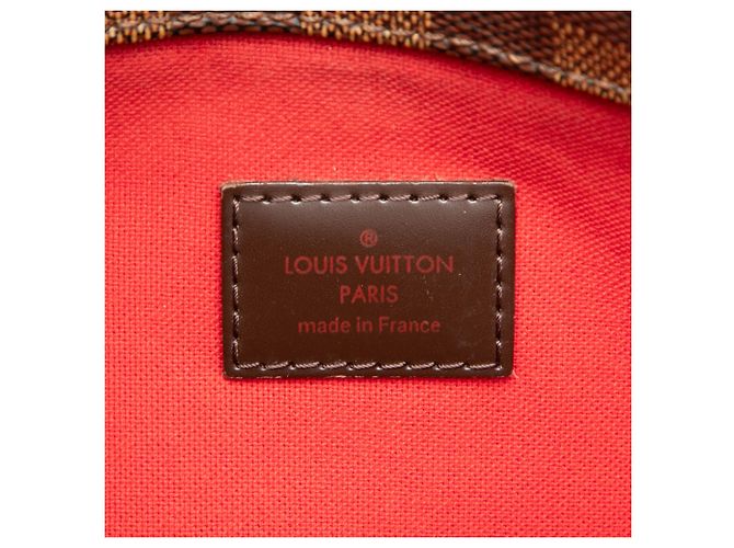 Louis Vuitton Marrone Damier Ebene Bloomsbury PM - vista 5