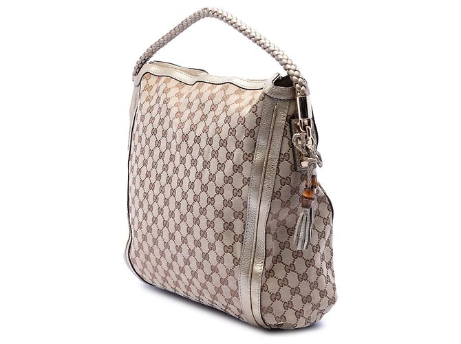 Gucci Beige Large GG Canvas Bella Tote - Ansicht 2
