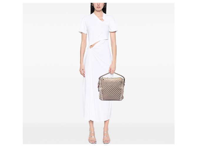 Gucci Beige Large GG Canvas Bella Tote - Ansicht 7
