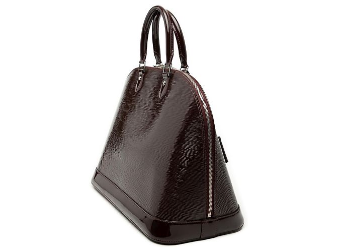 Louis Vuitton Alma GM in pelle Epi rossa Rosso - vista 2