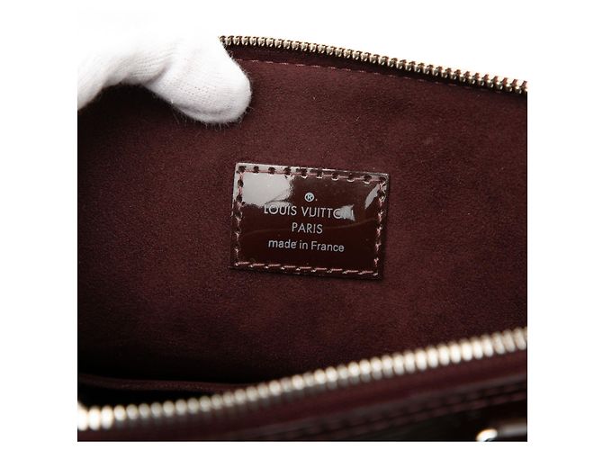 Louis Vuitton Alma GM in pelle Epi rossa Rosso - vista 5