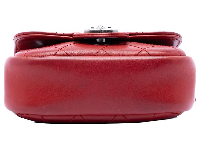 Chanel Red Paris Dallas Goatskin Wild Stitch Flap - view 3